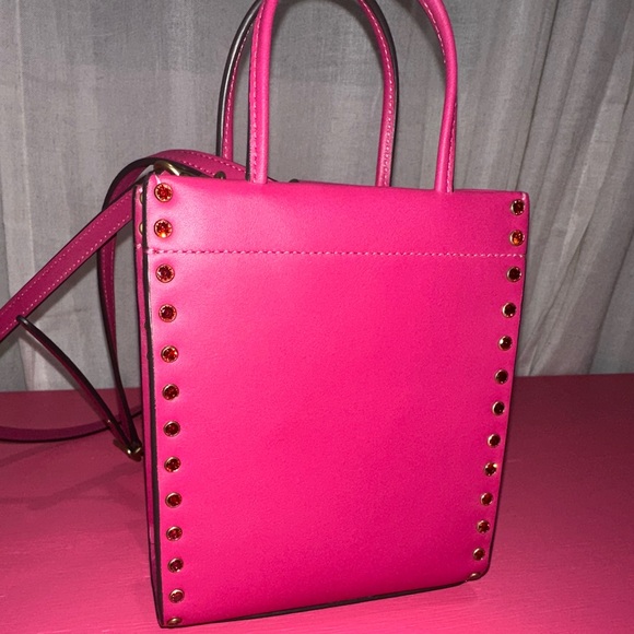 COACH Mini Cashin Tote With Crystal Rivets - Picture 6 of 12